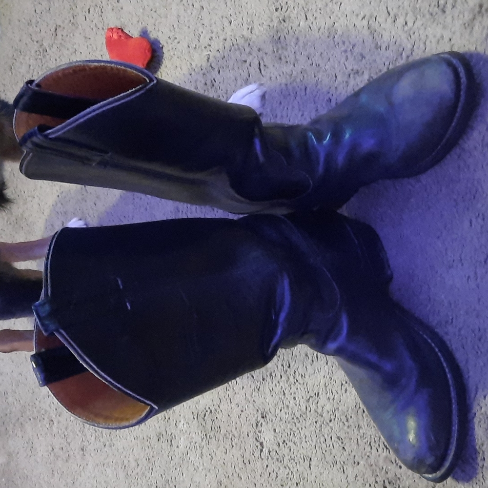 Brooks 7 black motorcycle boots